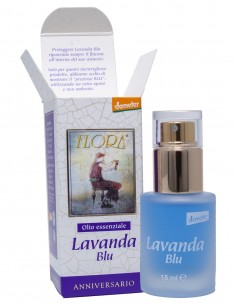 Flora olio essenziale di lavanda blu